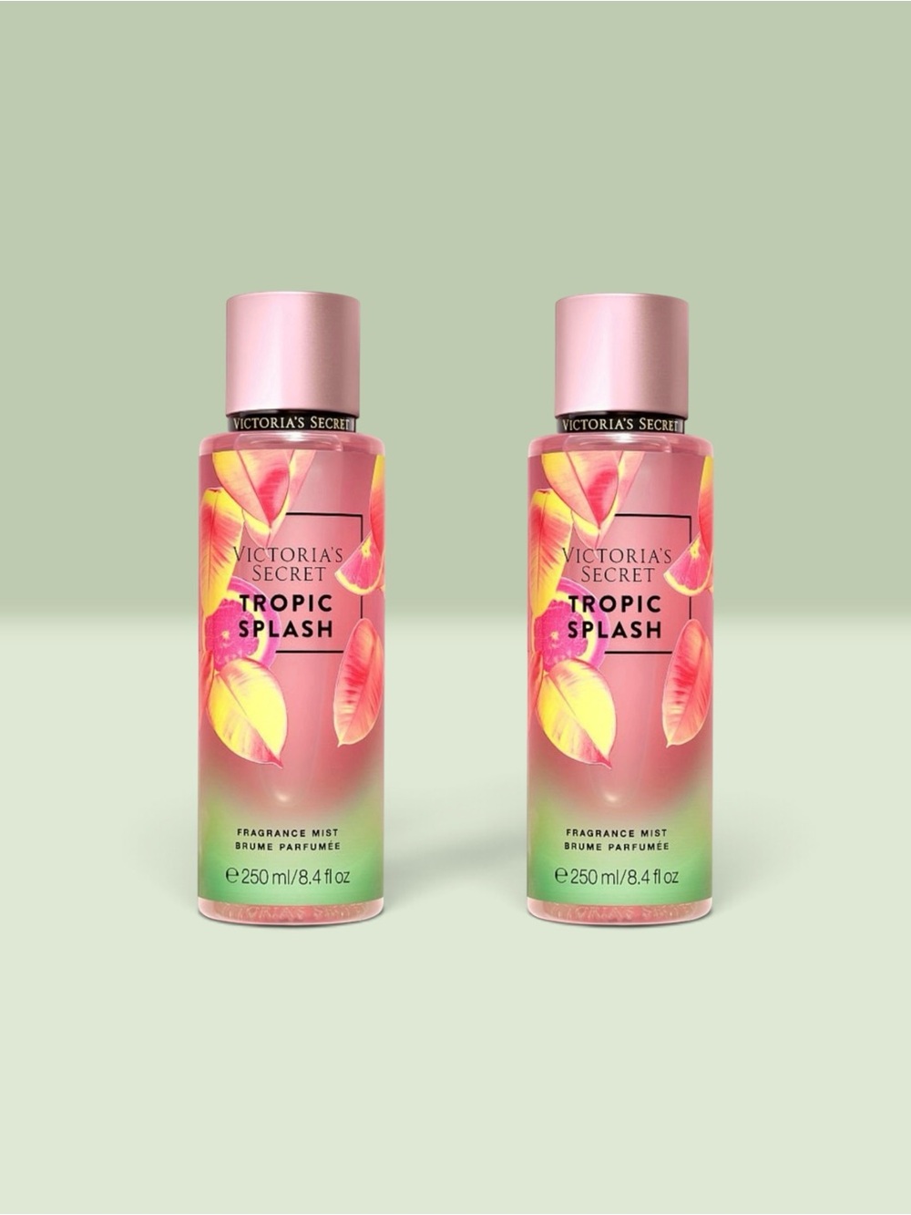 Victoria's Secret TROPIC SPLASH Fragrance Mist ~ 8.4 fl.oz. ( Lot of 2 )